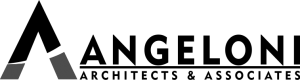 Logo en color negro de Angeloni Architects