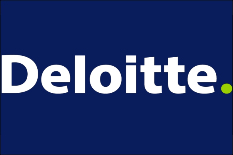 Logo de la compañía Deloitte.